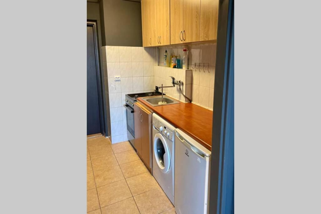 Super Apartament Brown 2X Metro Nowy Wifi Netflix Spotify Panorama Miasta Varşovia Exterior foto