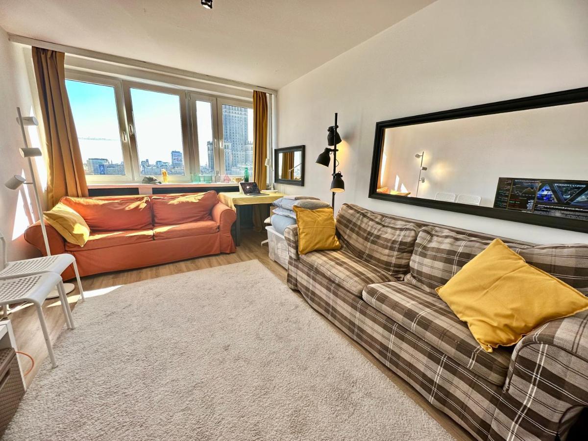 Super Apartament Brown 2X Metro Nowy Wifi Netflix Spotify Panorama Miasta Varşovia Exterior foto