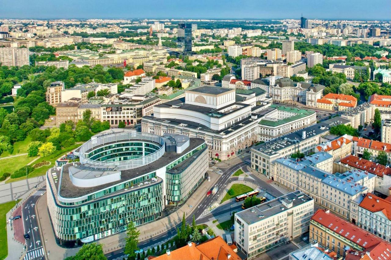 Super Apartament Brown 2X Metro Nowy Wifi Netflix Spotify Panorama Miasta Varşovia Exterior foto